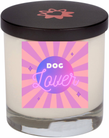 12 Oz. Candle With Lid- Dog Lover