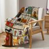Dachshund Dog Animal Flannel Blanket Kids Cute Puppy Theme Fuzzy Warm and Cozy Throws for Boys Girls Pet Fleece Blankets