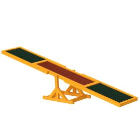 Wooden Dog Agility Seesaw, Training and Exercise Equipment, Weather Resistant