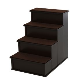Pet Stairs with Cushioned Removable Covering Dogs Up To 22 Lbs