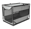 Portable Folding Dog Kennel, Gray, Large