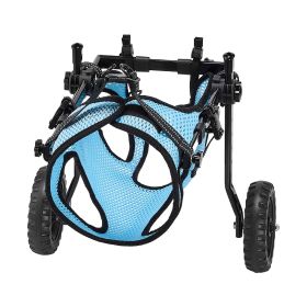 Adjustable Dog Wheelchair for Back Legs with Shock-Absorbing Wheels