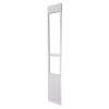 Dog Door for Sliding Glass Door, 91 to 96 in Adjustable Height, Aluminum Alloy Frame with Metal Rotating Hinges, Lock Design, 13 5/8 x 23 5/8 in Flap