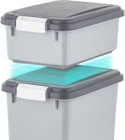 Dog Food Storage Container, 30 lbs 11 lbs Combo
