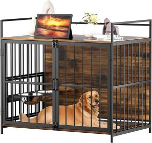 Furniture-Style Crate for Large Dogs Indoor Super Sturdy 41"