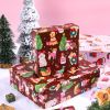 Christmas Dog Wrapping Paper Roll – 17 inch x 33 feet, Cute Holiday Puppy Print with Gifts, Trees & Sleds for Kids, Pet Lovers, Gift Wrap for Xmas