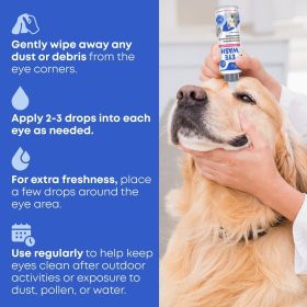 Dog Eye Wash Drops, Tear Stain Remover, Eye Cleaner