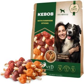 Dog Rawhide Treats with Duck and Chicken All Natural Organic