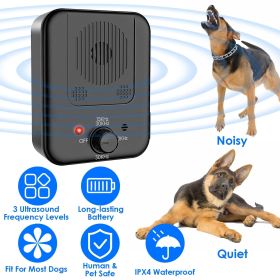 Ultrasonic Anti-barking Device Max 26.2Feet, Indoor/Outdoor