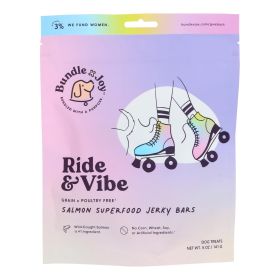 Dog Treat Jerky Bar Salmon - Case Of 6-5 Ounces