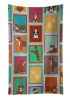 Lots of Flashy Fawn Boxer Kitchen Towel Dish Cloths Guest Hand Towel Decorative Bathroom Towel for Face,Tea, Dishcloth, Kitchen and Bath