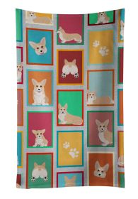 Lots of Fawn Pembroke Corgi Kitchen Towel Dish Cloths Guest Hand Towel Decorative Bathroom Towel for Face,Tea, Dishcloth, Kitchen and Bath