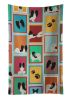 Lots of Black and Whtie Papillon Kitchen Towel Dish Cloths Guest Hand Towel Decorative Bathroom Towel for Face,Tea, Dishcloth, Kitchen and Bath