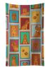 Lots of Red Yorkie Kitchen Towel Dish Cloths Guest Hand Towel Decorative Bathroom Towel for Face,Tea, Dishcloth, Kitchen and Bath