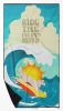 Surfer Dog Cream Golden Retriever Premium Beach Towel Oversized Towel Beach Blanket, Pool, Beach Essentials, Yoga, Premium Bath Towel, Quick Dry Plush