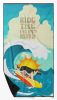 Surfer Dog Black Silver German Shepherd Premium Beach Towel Oversized Towel Beach Blanket, Pool, Beach Essentials, Yoga, Premium Bath Towel