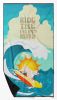 Surfer Dog White Boxer Premium Beach Towel Oversized Towel Beach Blanket, Pool, Beach Essentials, Yoga, Premium Bath Towel, Quick Dry Plush