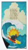 Surfer Dog Black French Bulldog Premium Beach Towel Oversized Towel Beach Blanket, Pool, Beach Essentials, Yoga, Premium Bath Towel, Quick Dry Plush