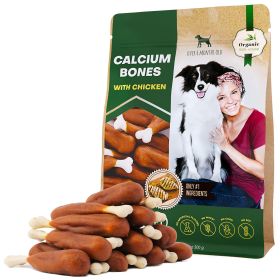 Calcium Bones Wrapped Chicken & Rawhide Free Chew Treats Grain Free