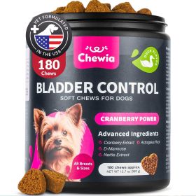 Dog UTI Treatment, Cranberry Supplement for Bladder, Kidney, Urinary Tract Health