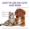 Yegbong Pet Skin Relief Spray, s Dog And Cat Skin Itchiness Eliminates Mites Cleaning Care Spray