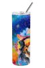 Bernese Mountain Dog Hippie Dawg Stainless Steel Skinny Tumbler Vacuum Double Walled Reusable Insulated Tumbler Travel Cup for Coffee Cocktails Gift w