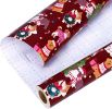 Christmas Dog Wrapping Paper Roll – 17 inch x 33 feet, Cute Holiday Puppy Print with Gifts, Trees & Sleds for Kids, Pet Lovers, Gift Wrap for Xmas