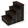 Pet Stairs with Cushioned Removable Covering Dogs Up To 22 Lbs