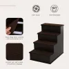 Pet Stairs with Cushioned Removable Covering Dogs Up To 22 Lbs