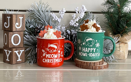 Pet Lovers Holiday Soy Candle (Optionvalue1: Dog Mug, Optionvalue0: Vanilla eggnog)