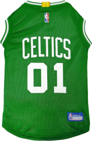 Boston Celtics Basketball Mesh Jersey (size: LG)