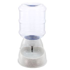1 Gal Self-Dispensing Gravity Automatic Pet Waterer (Option: Beige)