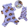 Adorable Silly Monkey Fleece Dog Pajamas/Bodysuit with Hood(click product for variations)