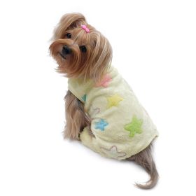 Ultra Plush Colorful Stars Front Sleeveless Pajamas (size: XS)