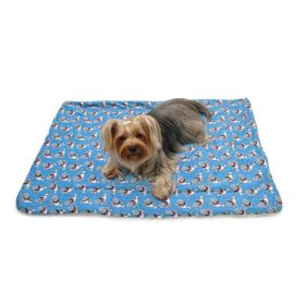 Ultra Soft Minky/Plush Blanket (Color: Silly Sharks)