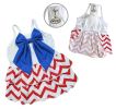 Patriotic Red/White/Blue Large Bow Sundress (click product for variations)