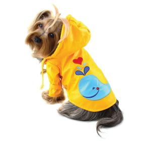 Splashing Whale Raincoat with Cotton Lining (click product for variations) (size: XS)