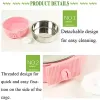 Set of 2 Crate Dog Bowl; Removable Stainless Steel Hanging Pet Cage Bowl Food & Water Feeder