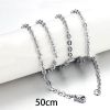 Stainless Steel Hollow Urn Pendant Memorial Necklace