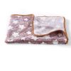 Soft and FluffyHigh Quality Fluffy Cute Star Printing Pet Mat Warm and Comfortable Pet Blanket for Dogs and Cats Pet Supplies