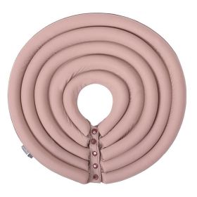 Cat Recovery Collar 8 Colors Pet Neck Cone Adjustable Easy Clean Puppy Kitty Surgery Recovery Collar Anti-bite Cone (Color: Pink, size: M)