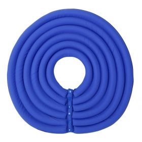 Cat Recovery Collar 8 Colors Pet Neck Cone Adjustable Easy Clean Puppy Kitty Surgery Recovery Collar Anti-bite Cone (Color: Blue, size: M)