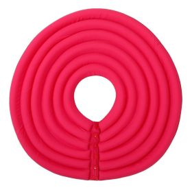 Cat Recovery Collar 8 Colors Pet Neck Cone Adjustable Easy Clean Puppy Kitty Surgery Recovery Collar Anti-bite Cone (Color: Rose Red, size: 2XL)