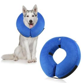 Inflatable Dog Donut Collar (colour: CQLQ11 Love Peach, size: S)