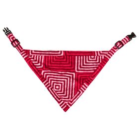 Insect Repellant Unbugz-It Dog Bandana, Red or Blue (Color: Square Red, size: medium)