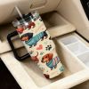 1pc 2D Flat Printed Dachshund Tumbler, Stainless Steel Car Cup with Retro Polka Dot & Paw Print, Cute Vintage Sweater Dog Water Bottle