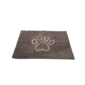 DGS Pet Products Dirty Dog Door Mat (Color: Misty Grey, size: small)