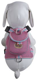 Mesh Pet Harness With Pouch1 (size: large)
