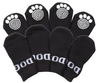 Pet Socks with Rubberized Soles (size: small)