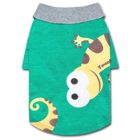 Caribbean Style Dog T-Shirt (Color: Green, size: large)